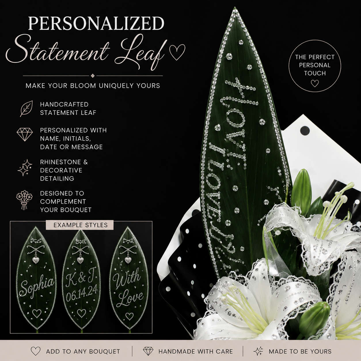 Personalized Statement Leaf ♡